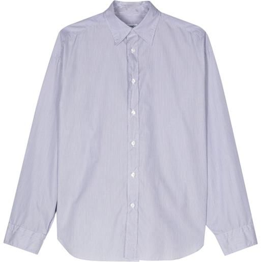 Finamore 1925 Napoli camicia oriana a righe - blu