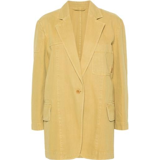 Max Mara giacca dizzy - giallo