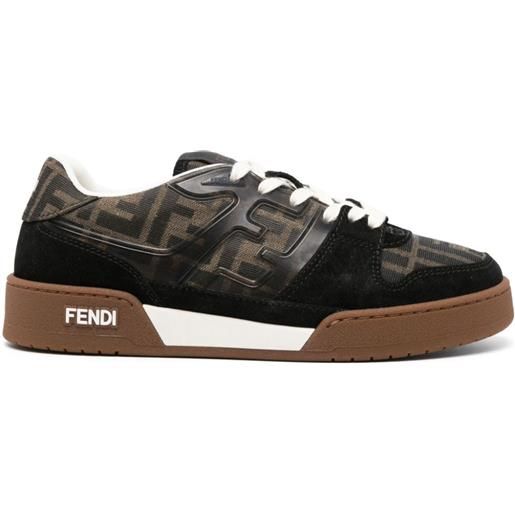FENDI sneakers zucca con monogramma - nero
