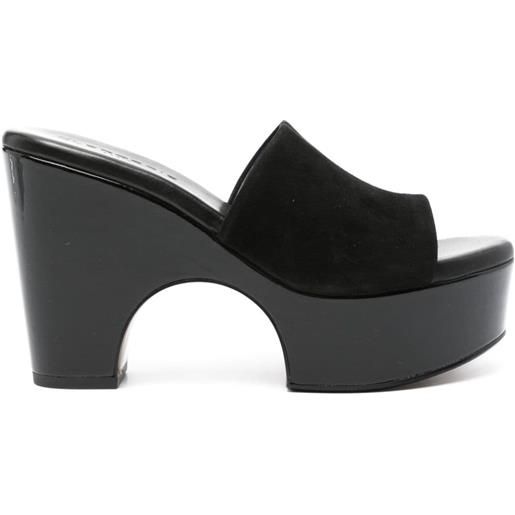 Clergerie mules view 110mm - nero
