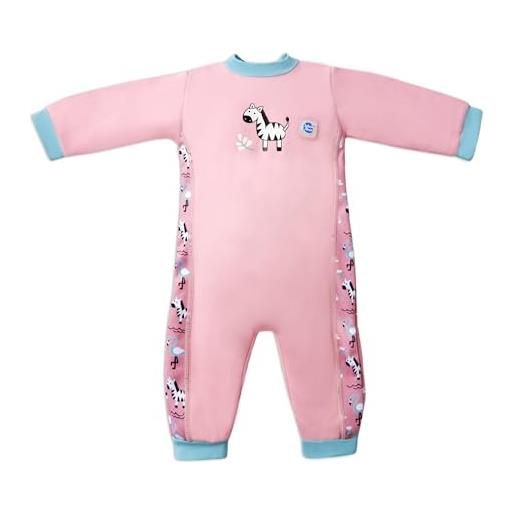 Costume Bagno Con Pannolino Integrato Playshoes - Protezione UV 50+ - Unisex Bambini - Stampa Fiori - Foto 9