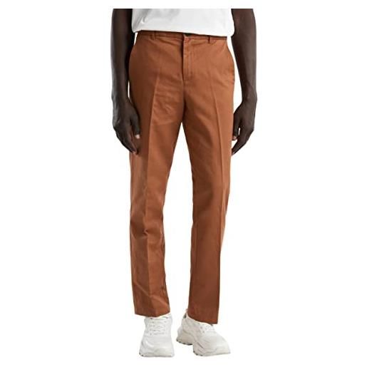 United Colors of Benetton pantalone 493zuf01x, marrone bruciato 1b5, 54 uomo