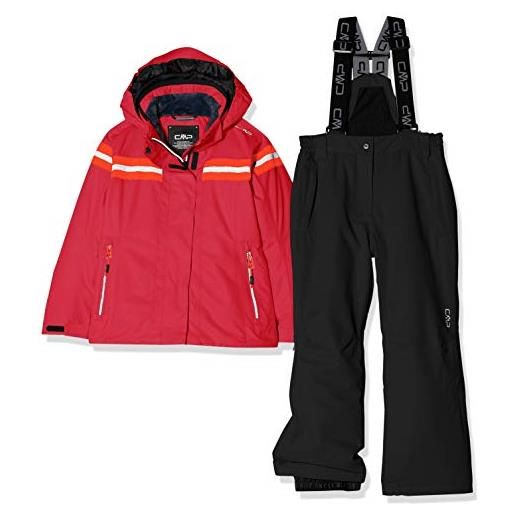 CMP set giacca + pantaloni feel warm flat 5.000 39w1995, bambina, rhodamine, 104