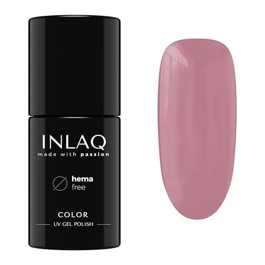 INLAQ® hema free uv nail polish dirty pink 6 ml - smalto gel privo di hema - smalto gel uv uv in diversi colori gel uv led