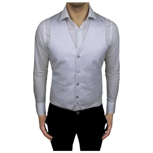 Gilet Con Tasche Regolabile Gilet Uomo Elegante In Cotone E