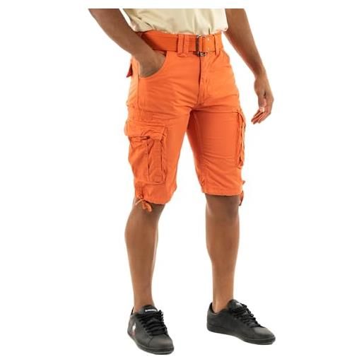 Schott nyc trranger30 pantaloni cargo da uomo, orange, 28