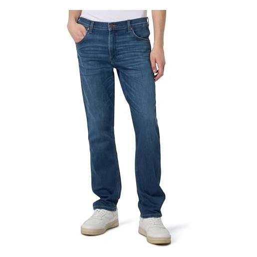 Wrangler greensboro jeans, hare, 38w / 30l uomo