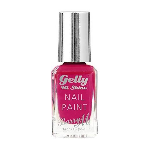 Barry M cosmetics gelly hi shine gel nail paint, tonalità rosa, succo di anguria