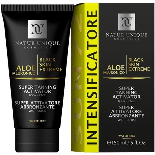 Natur Unique aloe ialuronico - black skin extreme attivatore abbronzatura, 150ml