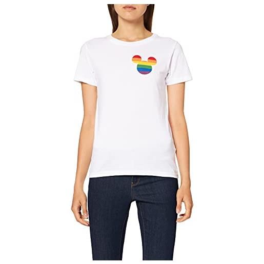 Disney wodmickts134 t-shirt, bianco, s donna