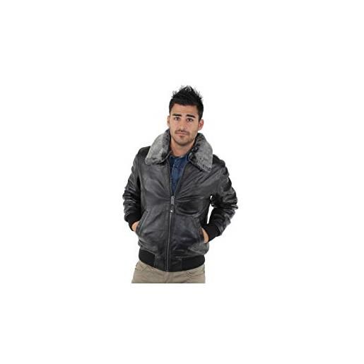 Schott nyc lc930dgt giacca di pelle, nero, 4x-large uomo