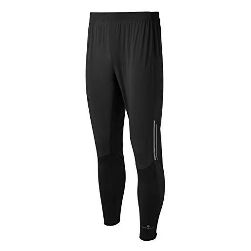 Ronhill tech flex - pantaloni da uomo, uomo, legwear, rh-005211, tutto nero, l