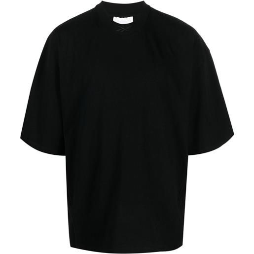 Reebok t-shirt con ricamo - nero