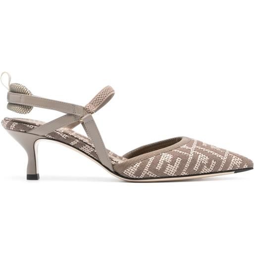 FENDI pumps colibrì lite 55mm - marrone