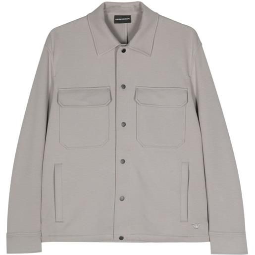 Emporio Armani giacca-camicia - grigio