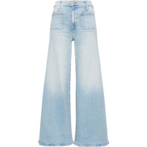 MOTHER jeans lil undercover sneak svasati - blu