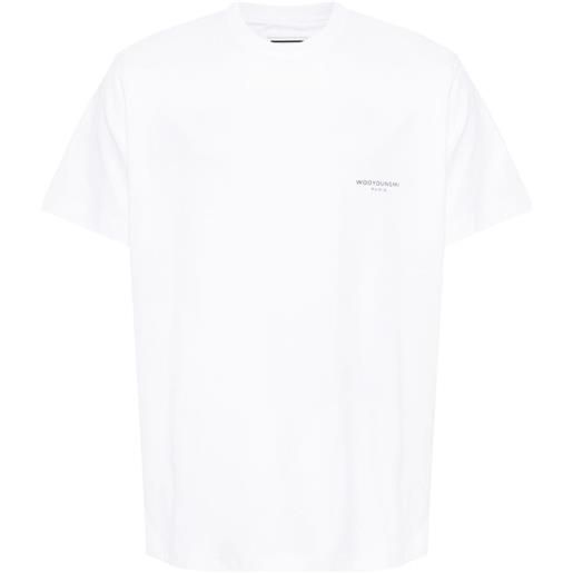 Wooyoungmi t-shirt con stampa - bianco