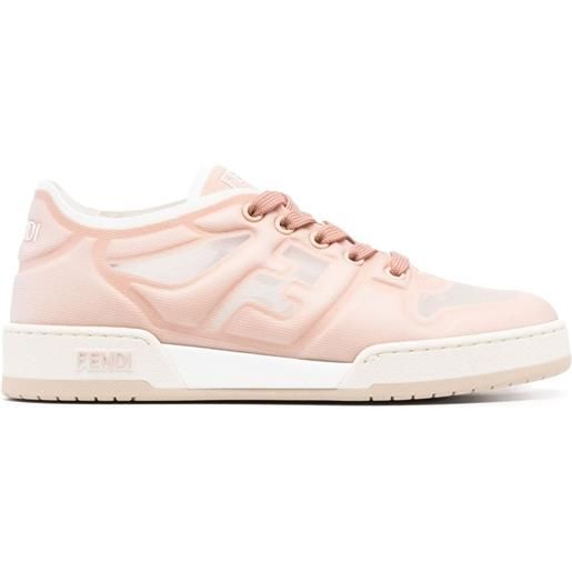 FENDI sneakers con logo goffrato - rosa