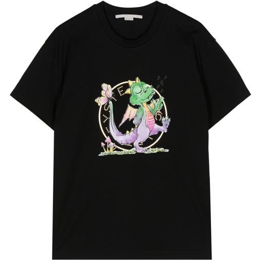 Stella McCartney t-shirt year of the dragon - nero