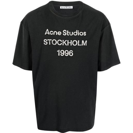 Acne Studios t-shirt con stampa grafica - nero