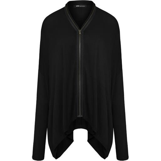 Uma | Raquel Davidowicz cardigan con zip - nero