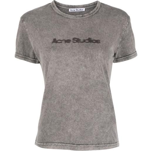 Acne Studios t-shirt con stampa - grigio
