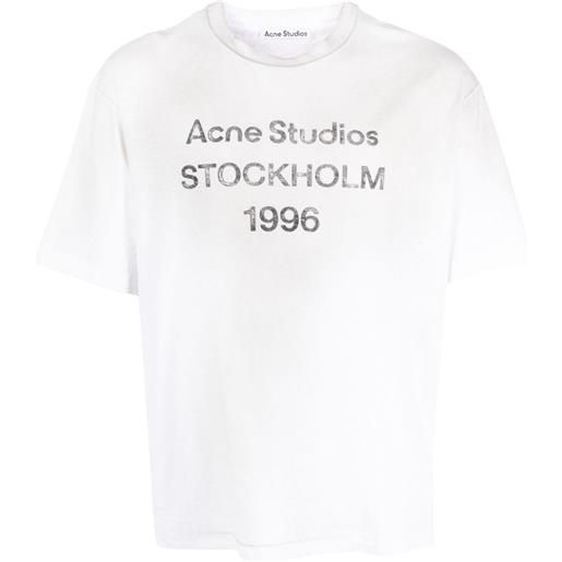 Acne Studios t-shirt con stampa - toni neutri