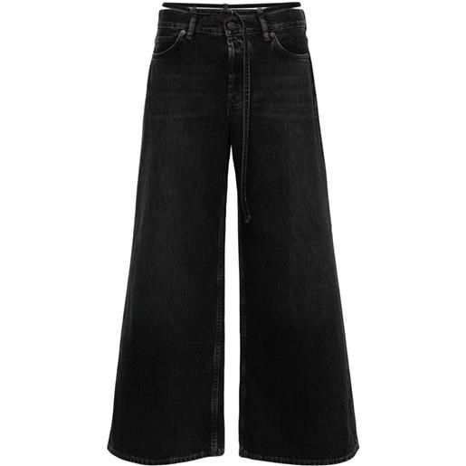 Acne Studios jeans a gamba ampia 2004 - nero