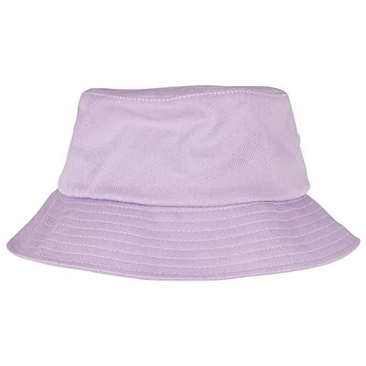 Flexfit cotton twill bucket hat cappello, lilla, taglia unica unisex-adulto