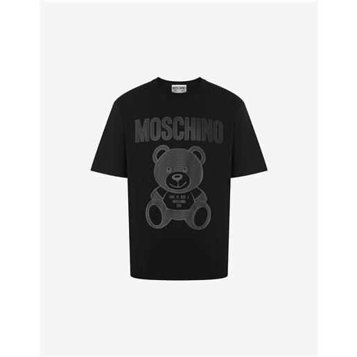 Moschino t-shirt in jersey teddy mesh