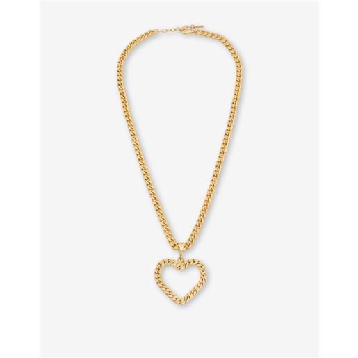 Moschino collana chain heart