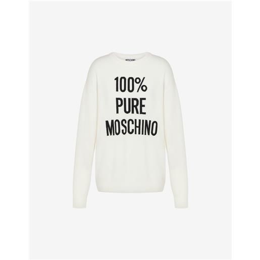 Moschino pullover in lana 100% pure Moschino