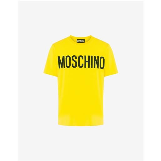 Moschino t-shirt in jersey stretch logo print