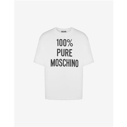 Moschino t-shirt in jersey organico 100% pure Moschino