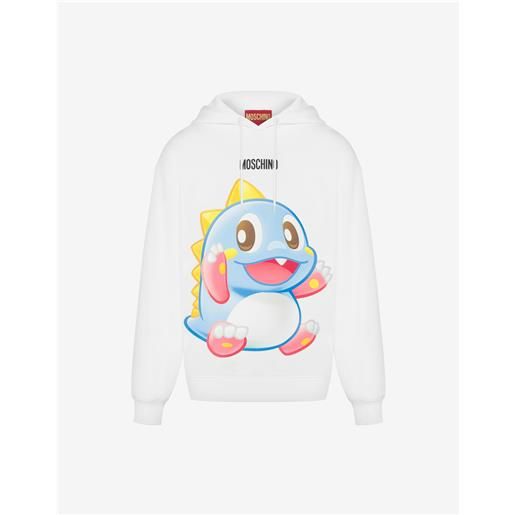 Moschino felpa in cotone organico bubble booble