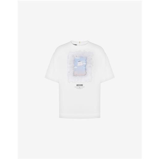 Moschino blusa cloud with handle and padlock