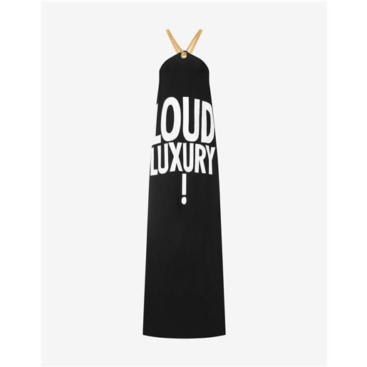 Moschino abito in enver satin loud luxury!