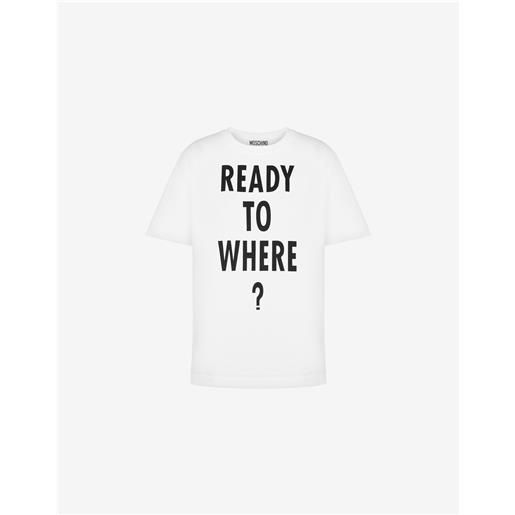 Moschino t-shirt in jersey ready to where?