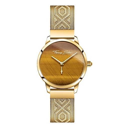 Thomas Sabo orologio analogueico quarzo donna con cinturino in acciaio inox wa0364-264-205-33 mm