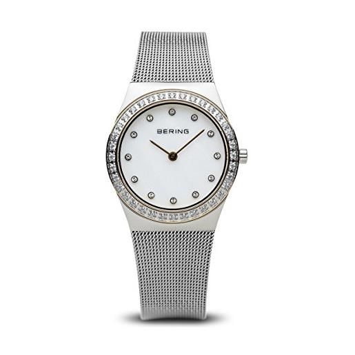 BERING donna analogico quarzo classic orologio con cinturino in acciaio inossidabile cinturino e vetro zaffiro 12430-010