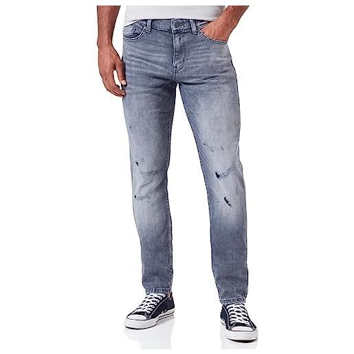 Q/S by s.Oliver jeans rick slim fit, grigio/nero, 34w x 34l uomo