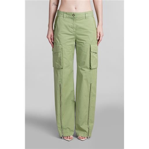 Stella McCartney pantalone in cotone verde