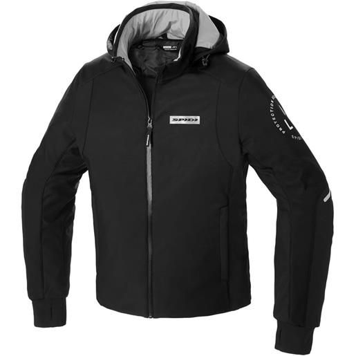 SPIDI - giacca SPIDI - giacca hoodie armor h2out nero / bianco