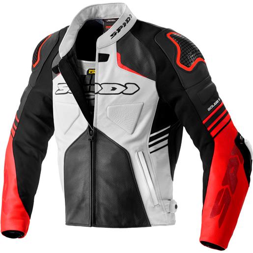 SPIDI - giacca SPIDI - giacca bolide perforated nero / rosso
