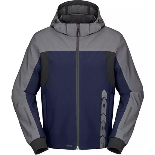 SPIDI - giacca SPIDI - giacca hoodie h2out ii blue / silver