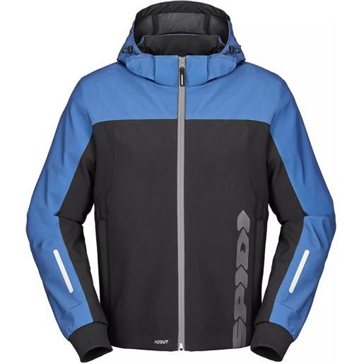 SPIDI - giacca hoodie h2out ii nero / blue