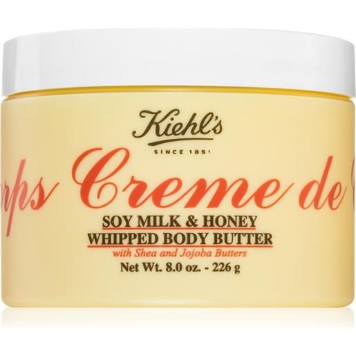 Kiehl's creme de corps soy milk & honey whipped body butter 226 g