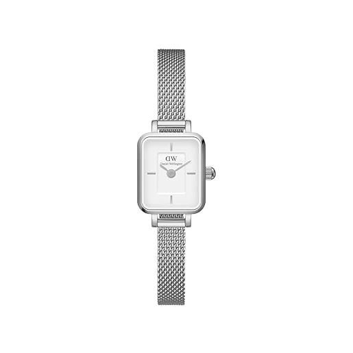 Daniel Wellington quadro orologi 15.4x18.2 316l stainless steel silver