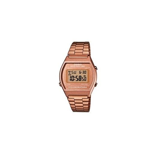 Casio orologio vintage edgy oro rosa b640wc 5aef