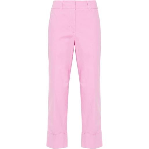 Peserico pantaloni affusolati - rosa